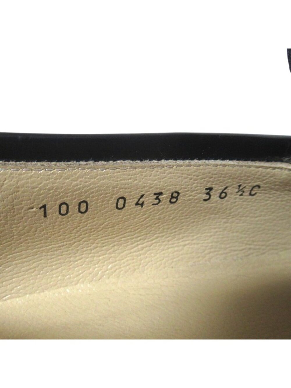 Gucci Logo Plate Suede Leather Loafers Shoes Black Silver - Picture 10 of 10